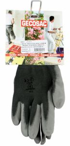 Paire de gants tricotés polyamide gris - Taille 8