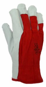 Paire de Gants de maîtrise confort – Cuir fleur de vachette/Dos toile de jersey – Taille 10