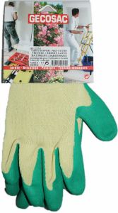 Paire de gants poly-coton - Enduit latex adhérisé rugueux - Taille 10