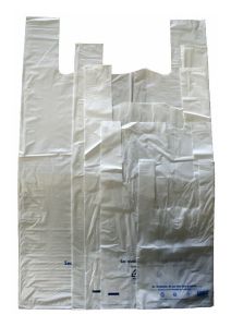 Sacs bretelles BD blanc réutilisables 28 x 35 cm