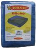 Bâche tissée bicolore (bleu/vert) 3 x 4 m - 80Grs/m²