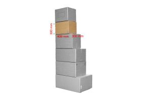 Cartons pour déménagements et stockage - 400 × 300 × 300 – DC = Double cannelure
