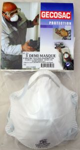 Demi-masque anti-poussières - CLASSE FFP2 SANS VALVE